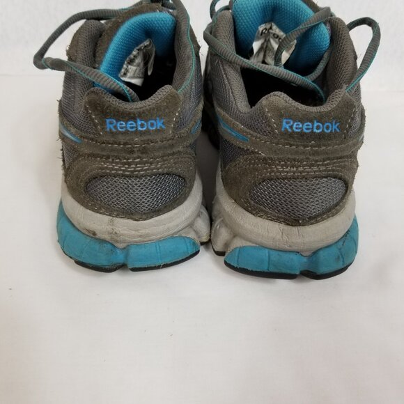 REEBOK Steel Toe Slip and Oil Resisting Leather/Mesh Lace Up Sneaker Gray 7.5W - Picture 5 of 9